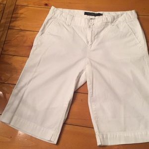 Calvin Klein white Bermuda shorts